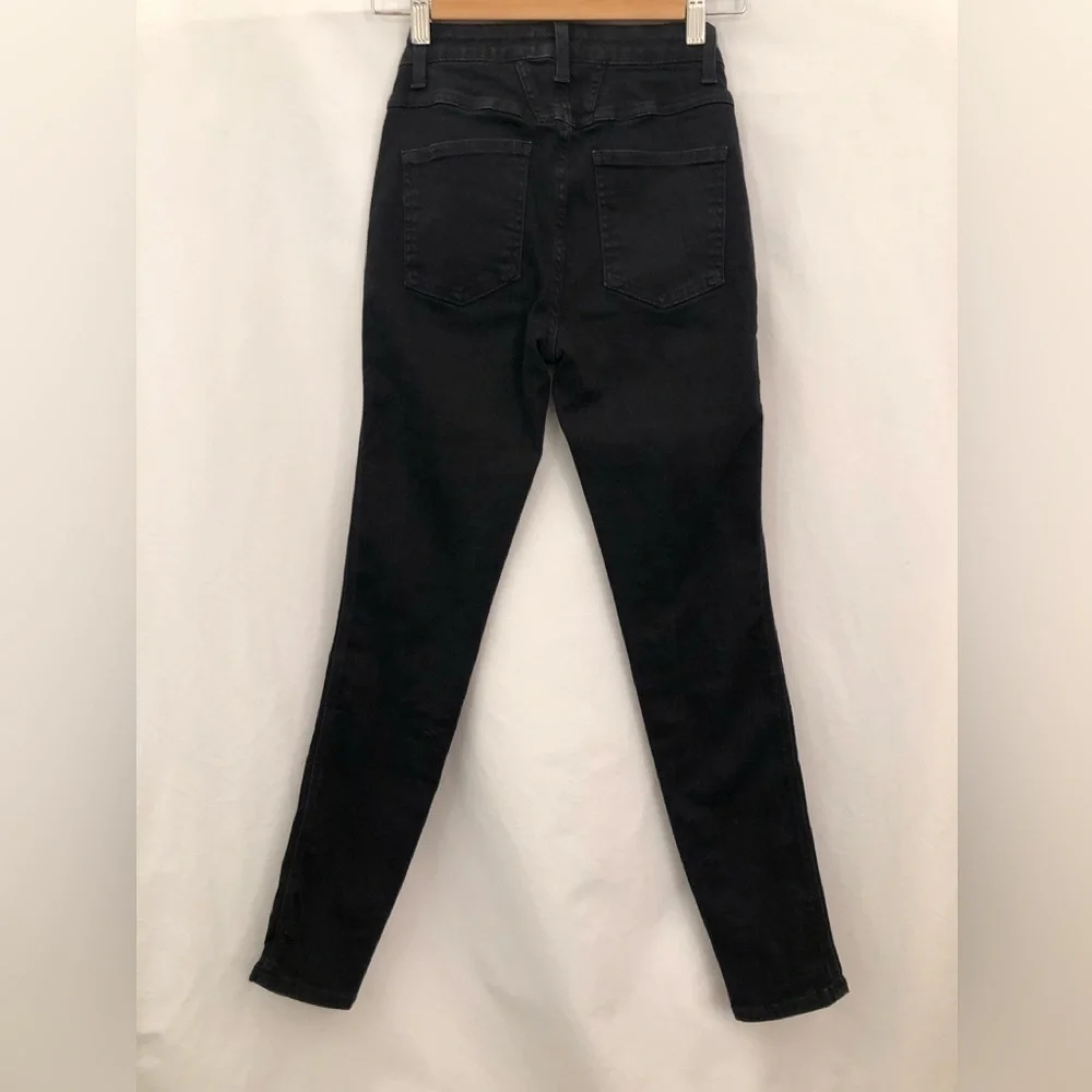 Closed Anthropologie Skinny Pusher 1920 Jeans Black Made In Italy Size 25 - Picture 4 of 14